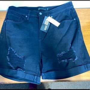NWT New York and company black denim shorts